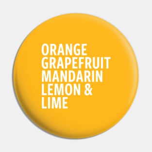 Citrus Lover Pin