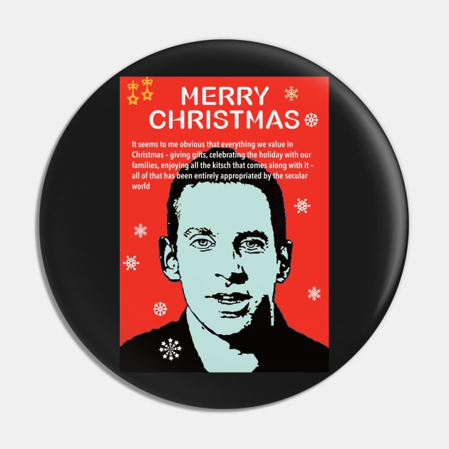 Atheist Christmas with Sam Harris Pin by DJVYEATES