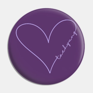 Taehyung - V of BTS - purple heart Pin