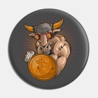 Bitcoin Bull Pin