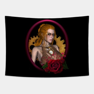 Steampunk women Tapestry