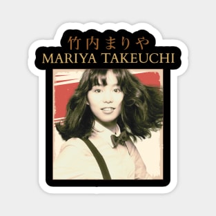 Mariya Takeuchi Plastic Love Fanart Magnet