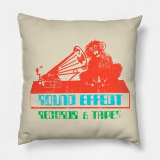 Sound Effect records and tapes Pillow