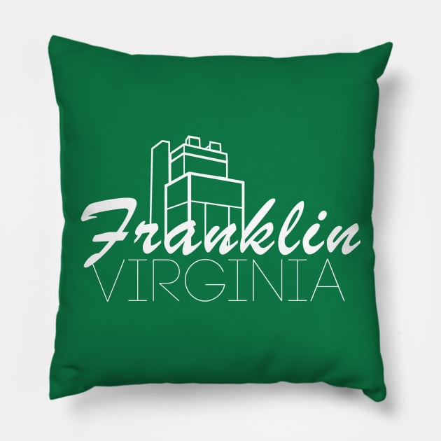 Franklin, Virginia Pillow by HIDENbehindAroc