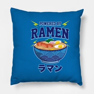 Powered by Ramen Noodles Pillow