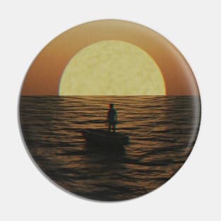 Solitude at Sea Pin