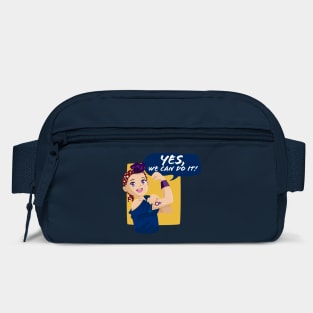 Yes, we can do it! Anime Teen Feminist Bag