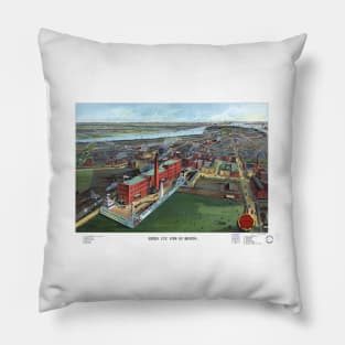 BOSTON MASSACHUSETTS Pillow