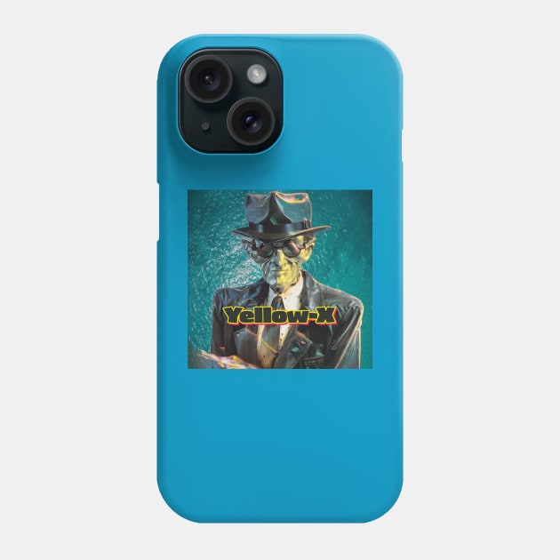 Yellow X Man in Black Phone Case by Yellow Cottage Merch