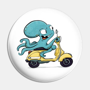 vespa octopus Pin