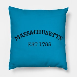 Massachusetts Est 1788 Pillow