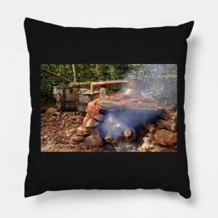 Moonshine Still Pillow