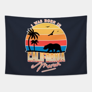 Was born in California March Tapestry