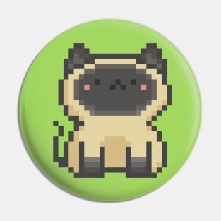 Pixel Quiet Siamese Cat 34 Pin