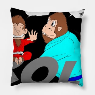 Monkey Roll Pillow