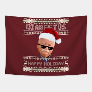 Diabeetus Christmas - Happy Holiday Tapestry