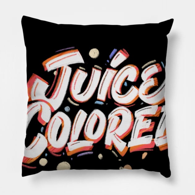 Juice colored! Pillow by Ruxcel23