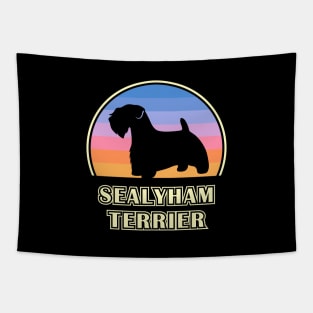 Sealyham Terrier Vintage Sunset Dog Tapestry