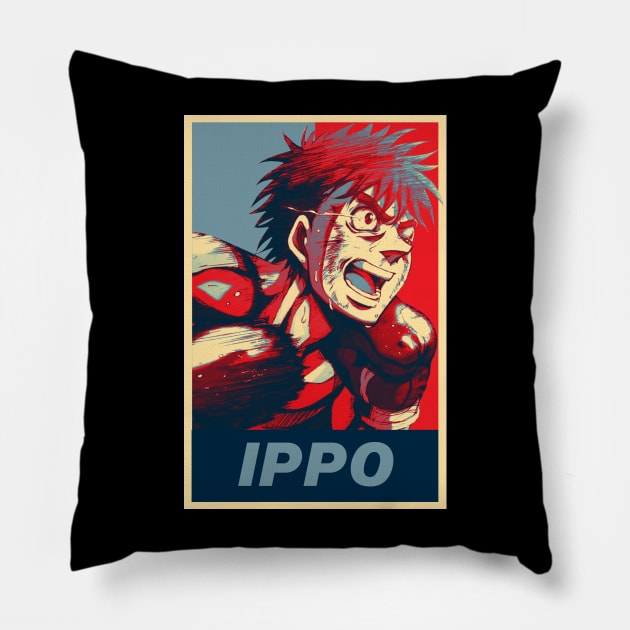 Ippo Makunouchi hajime no ippo Pillow by Abdoss