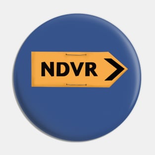 NDVR Filming Location Sign Pin