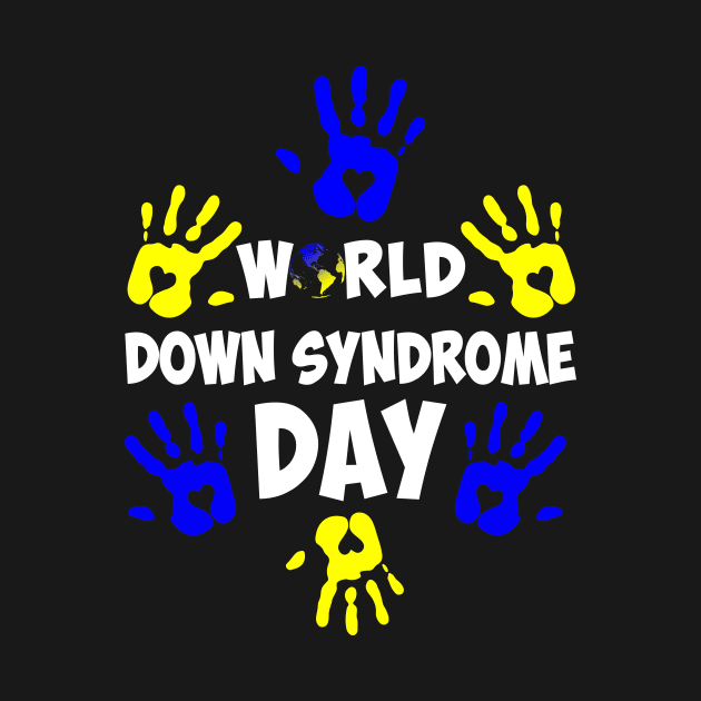 Hand Print World Down Syndrome Day by Dunnhlpp