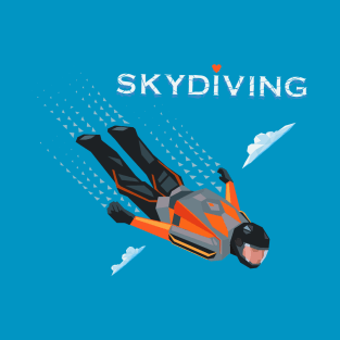 Skydiving. T-Shirt