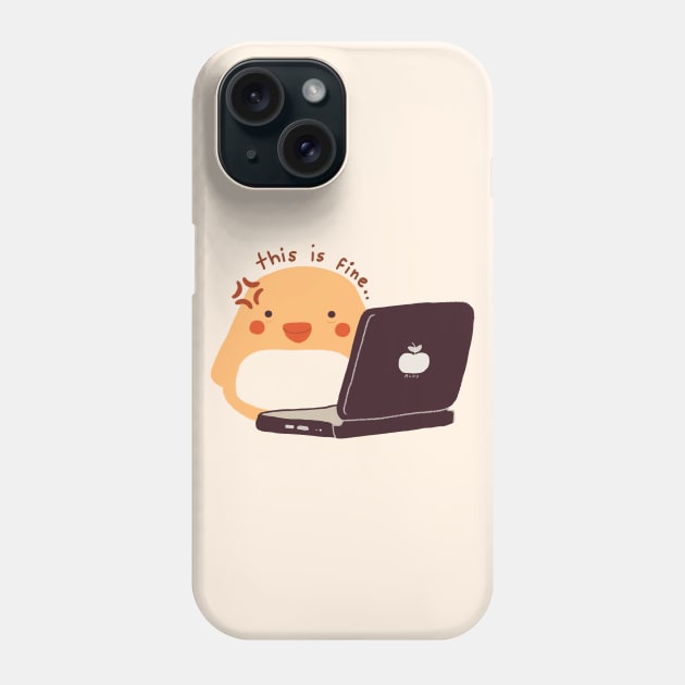 Cramming Mochi Chick Phone Case by aaalou