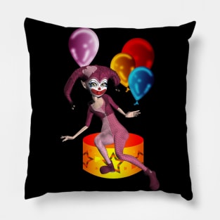 Cute little harlequin Pillow