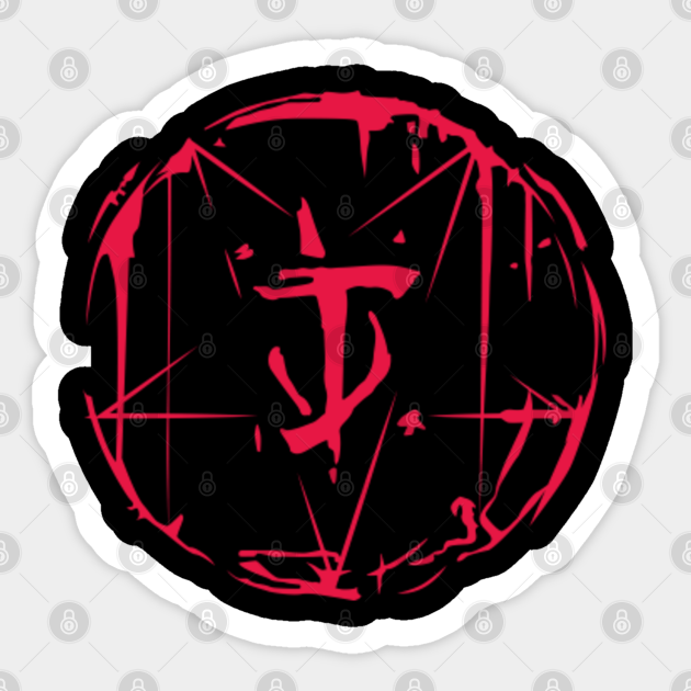 Doom Slayer Symbol Mark Of The Doom Slayer Doom Eternal Sticker Teepublic mark of the doom slayer