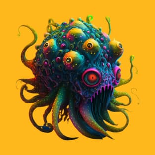 Psychedelic Sea Creature v03 T-Shirt