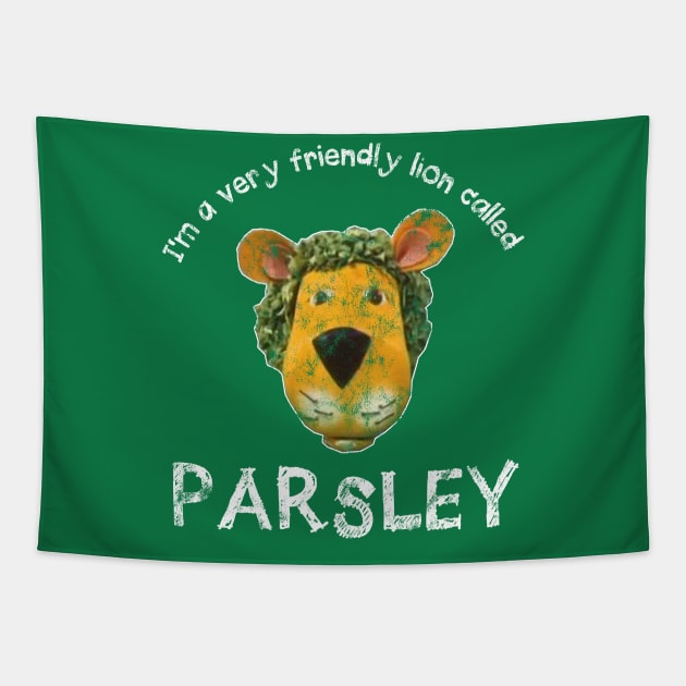 Parsley The Lion Tapestry by StebopDesigns