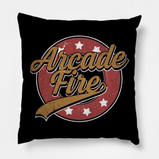 Personalized Name Arcade Vintage Circle Limited Edition Pillow