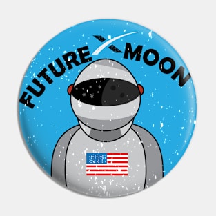 Future Moon Pin