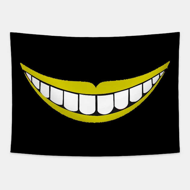 Funny smiley  face mask Tapestry by hsmaile