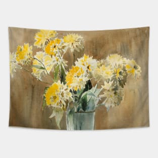 Vase with Yellow Flowers by Hannah Borger Overbeck Tapestry