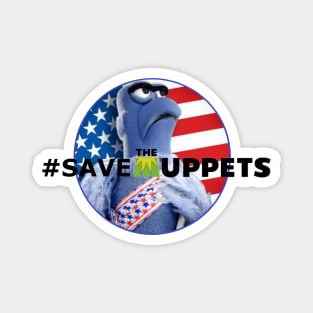 Save the Muppets - Sam Eagle Magnet