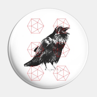 sacred crow Pin