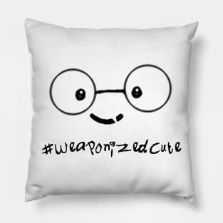 Weaponized Cute (Minimalist) Pillow