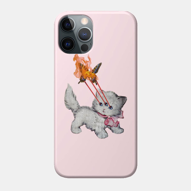 Suckers Who Don’t Feel Me Get The Red Laser - Cute Cats - Phone Case