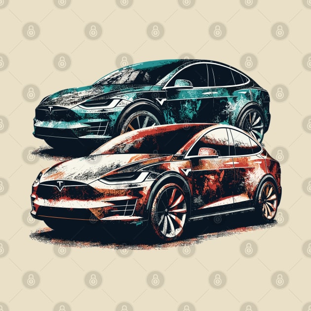 Tesla Mode X by Vehicles-Art