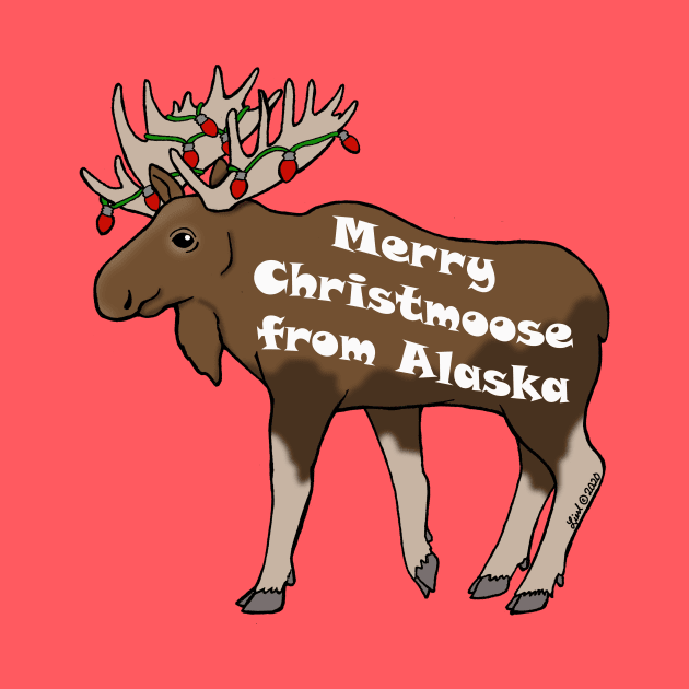 Merry Christmoose from Alaska by HonuHoney