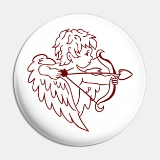 baby cupid throwing arrows Pin