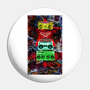 Boombox culture Pin