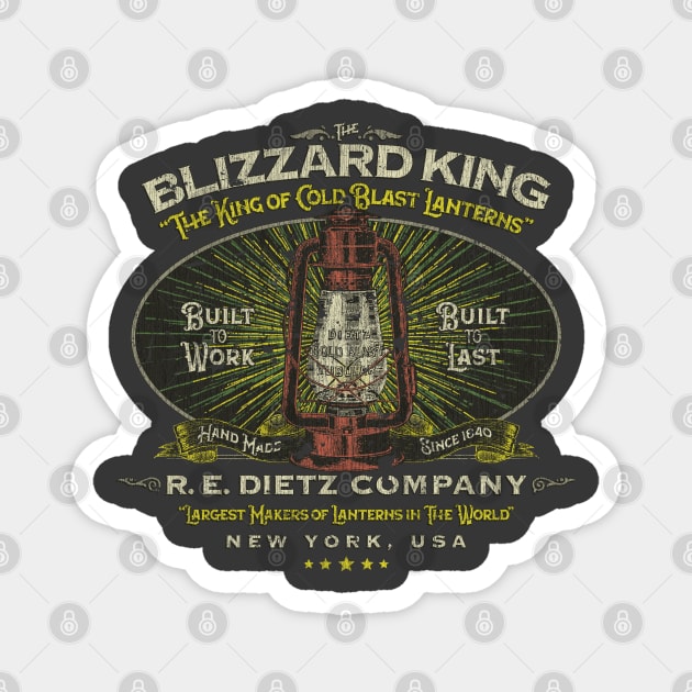 R.E. Dietz Company Blizzard Lantern Vintage Magnet by JCD666