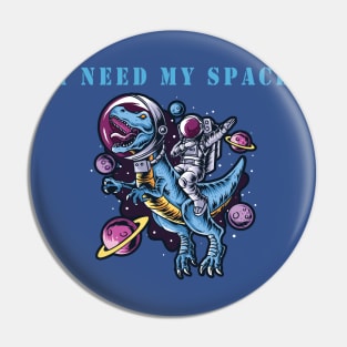 i need space astronaut dabbing in space on a trex Pin