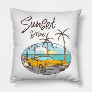 Sunset Drive Pillow