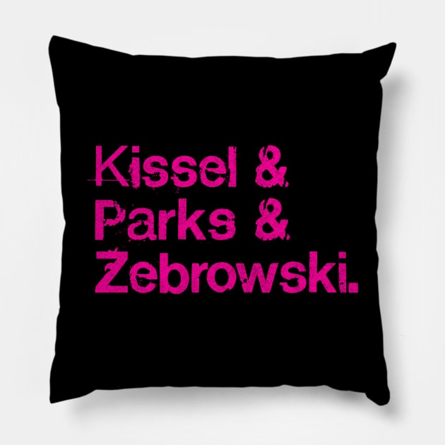 LPOTL - Grunge Typographic Tribute Design Pillow by DankFutura