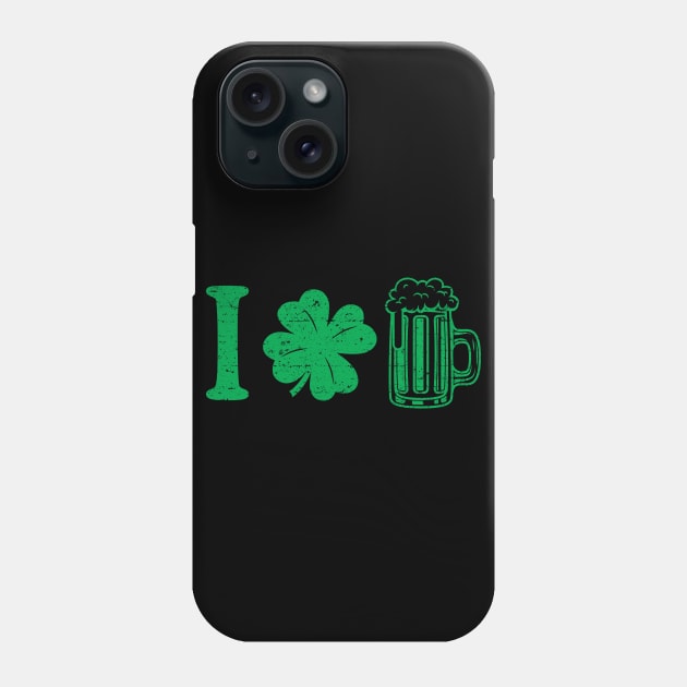 I Clover Beer Phone Case by Roufxis