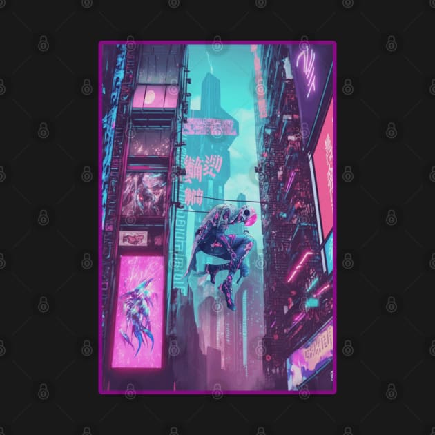 Neon City Lights by SynthwavePrince 