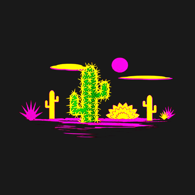 Cactus Desert by ryu_design